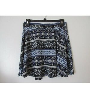Black and blue skirt